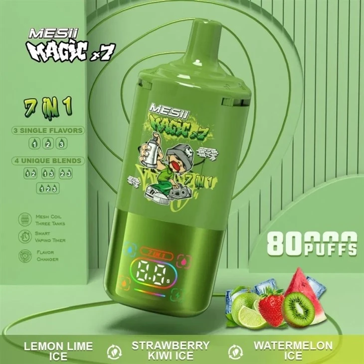 Lemon Lime Ice & Strawberry Kiwi Ice & Watermelon Ice