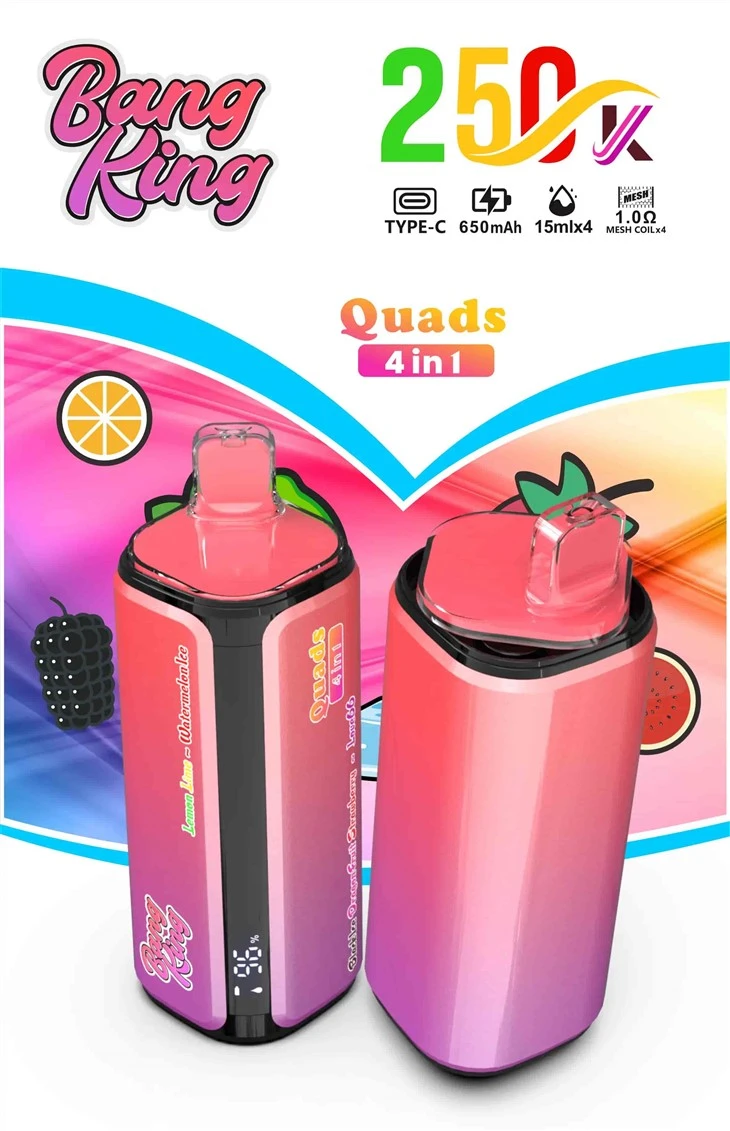 Bang King 250K puff bar 4 u 1 vaping